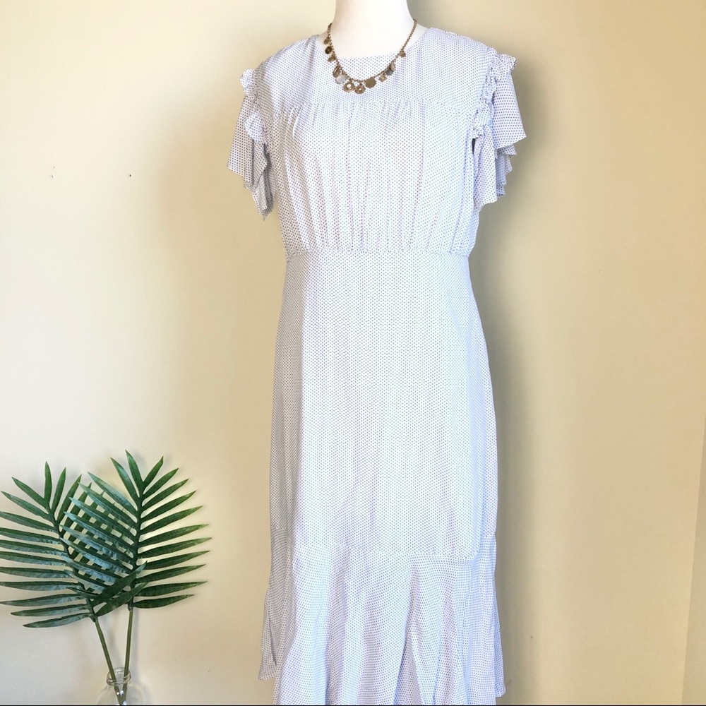 MNG casual polka dot dress